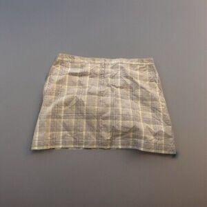 IZOD Purple Plaid Golf Skirt Size‎ 16